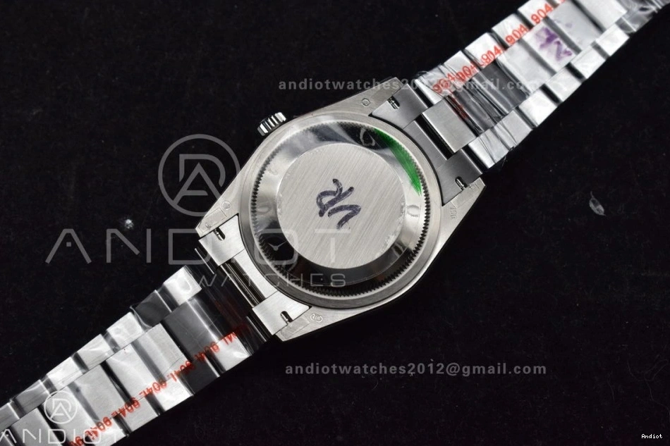 Dial President vr3255 Bracelet Best V5 QF Edition (Gain Weight) 36 Steel DayDate on Light Roman 904L SS Blue 0523